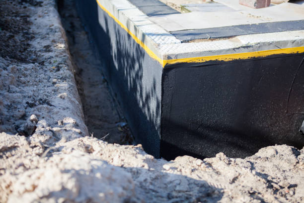 Professional Waterproofing technician working in Bloomfield, NJ